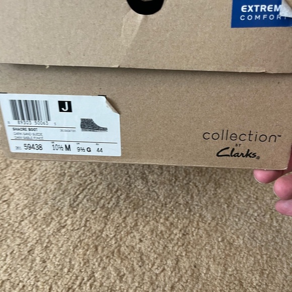 New in box unused men's Clark chukka boot size US 10.5 - Picture 9 of 9